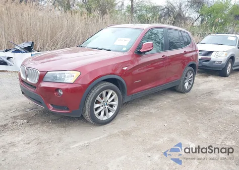 2013 BMW X3 xDrive28I from USA, damaged, VIN 5UXWX9C52D0A23322